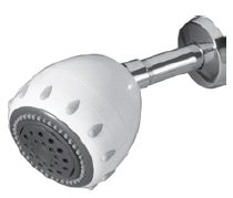 SF0501-SH-WH-5 - Deluxe Shower Head With Filter